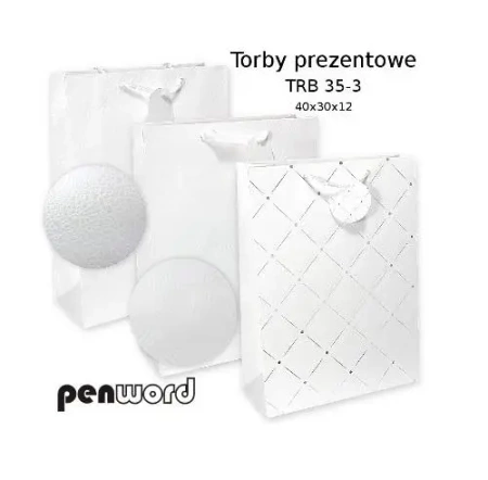 Torebka prezentowa 40x30x12cm MIX - Penword