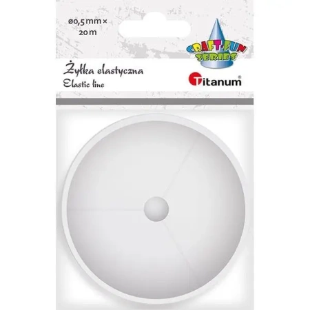 Żyłka silikonowa elastyczna 0,5mm 20m - Titanum