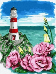 Malowanie po numerach - Latarnia morska 30x40cm - Ideyka