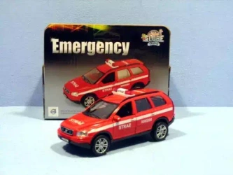 Straż pożarna volvo 14cm w pud.   HIPO