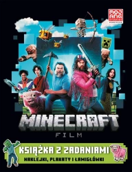 Książka z zadaniami. Naklejki, plakaty i łamigłówki. Minecraft. Film - opracowanie zbiorowe