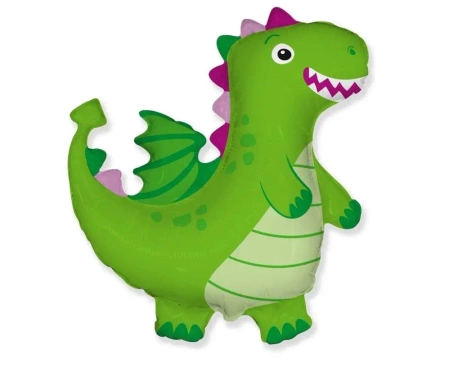 Balon foliowy FX Smok zielony 92cm - Godan