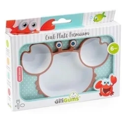 Talerz krab premium ceglasto-biały - Giligums
