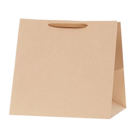 Torebki prezentowe Lux Kraft Q3 12 sztuk - ROZETTE