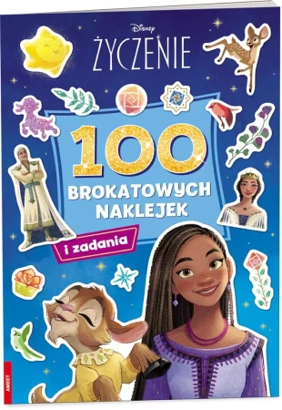 Disney Życzenie. 100 Brokatowych naklejek - praca zbiorowa