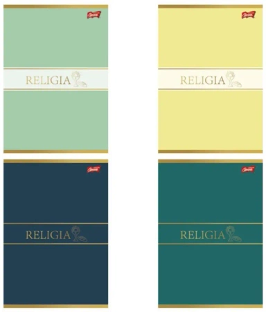 Zeszyt A5/60K kratka Religia (10szt) - UNIPAP