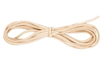 Sznurek do biżuterii ze sztucznej skóry biały - Fandy