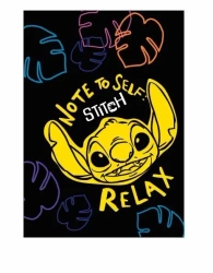 Disney Black. Zeszyt A5. Kratka, 60 kartek. Stitch 2 - Patio