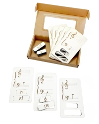 Nauka nut na pięciolinii w kluczu basowym - Colorado