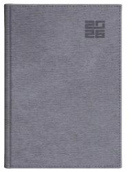 Kalendarz 2026 A4 tygodniowy Aluminium srebrny - praca zbiorowa