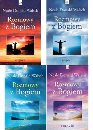 WALSCH Neale Donald Rozmowy z Bogiem Księga 1 - 4 PAKIET - Donald Walsch Neale