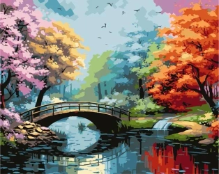 Malowanie po numerach 40x50 Most - Koh-I-Noor