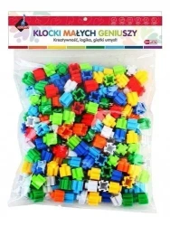 Klocki małych geniuszy 128 elementów - Askato
