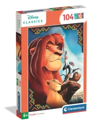 Puzzle 104 Super Kolor The Lion King - Clementoni