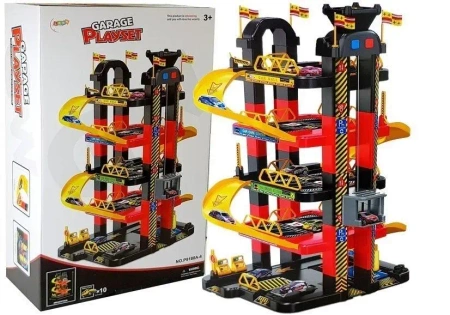 Garaż 5- poziomowy z windą i światłem - Leantoys