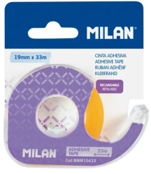 Taśma samoprzylepna z dyspenserem 19mm x 33m MILAN