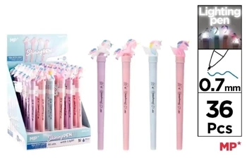 Długopis świecący Jednorożec (36szt) - MP Main Paper