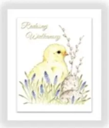 Karnet B6 Wielkanoc Kurczaczek - Henry