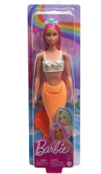 Lalka Barbie Syrenka Pomarańczowy ogon - Mattel