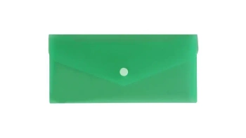 Teczka koperta DL satyna zielona - Biurfol