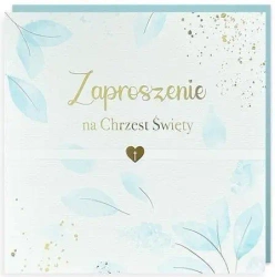 Zaproszenie Chrzest 5szt - Kukartka