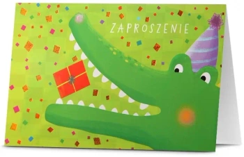 Zaproszenie Uniwersalne (5szt) - Pan Dragon