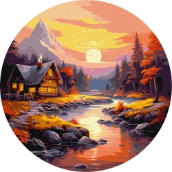 Malowanie po numerach - Panorama gryska 39cm - Ideyka