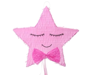 Piniata Gwiazdka różowa 45x8x43cm - Godan