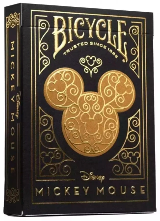 Karty Black & Gold Mickey BICYCLE - Cartamundi