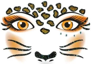Naklejka Face Art Leopard - Herma