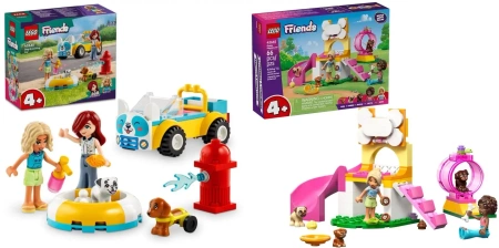 LEGO FRIENDS 42635 SAMOCHÓD DO PIELĘGNACJI PSÓW+PLAC ZABAW SZCZENIAKÓW42665