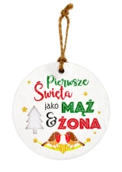 Zawieszka ceramiczna Boże Narodzenie - Kukartka