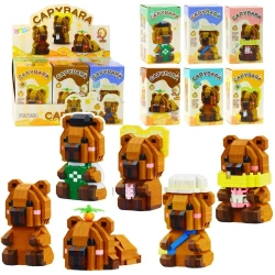 Klocki konstrukcyjne kapibara 3D 204-263el MIX - Leantoys