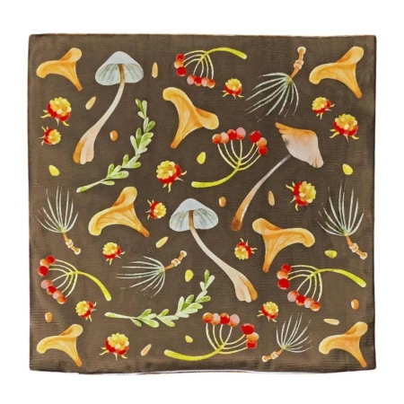 Poszewka z nadrukiem dwustronnym. Grzyby - MCD