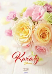 Kalendarz 2026 ścienny Kwiaty - AVANTI