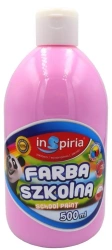 Farba szkolna różowa 500ml - InSpiria