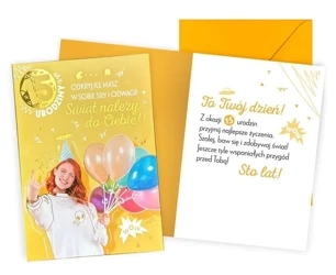 Karnet Urodziny 15 dziewczyna - Kukartka