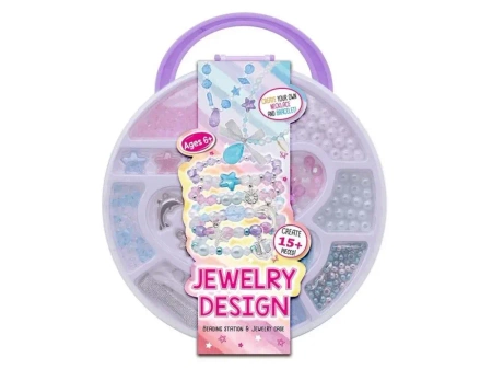 Zestaw koralików i sznurków do robienia biżuterii - ADAR