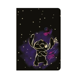 Zeszyt A5 60 k. kratka Disney Gold Stitch wzór 2 - PATIO