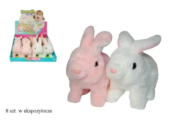 Królik ruszający głową, policzkami, ogonem MIX - SWEDE