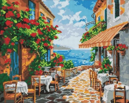 Diamentowa mozaika - Cichy zakątek 40x50cm - Ideyka