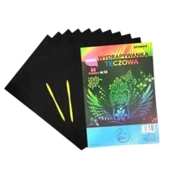 Wydrapywanka tęczowa A4 multicolor WZ-03 - Penword