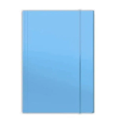 Teczka z gumką A4 Plus Top niebieska pastelowa - Penmate
