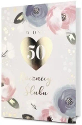 Karnet B6 Rocznica ślubu 50 - Pan Dragon