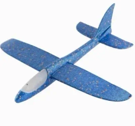 Samolot piankowy ze światłem niebieski - Grafix