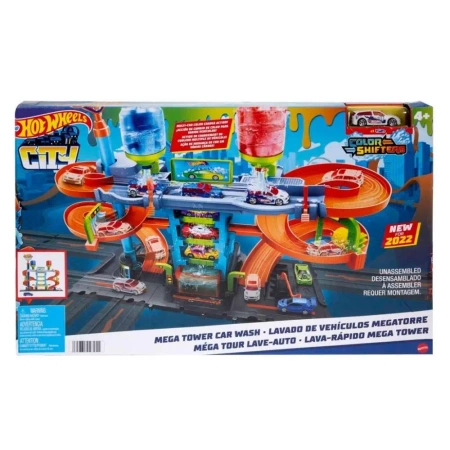 Hot Wheels City Zakręcona megamyjnia - Mattel
