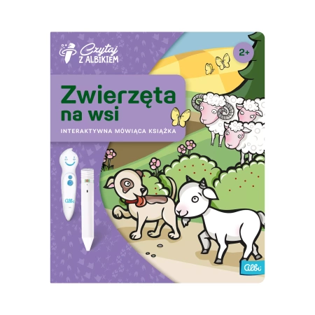 Czytaj z Albikiem. Zwierzęta na wsi. Interaktywna mówiąca książka - Lucie Krystlikova