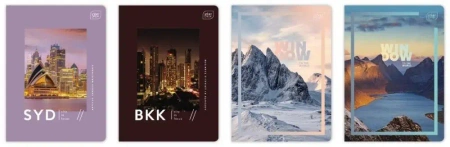 Zeszyt A5/96K kratka UV MIX 2 (10szt) - INTERDRUK