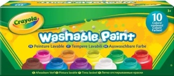 Farby w butelkach 10 kolorów CRAYOLA