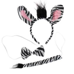 Strój - Zestaw z ogonkiem - zebra - Arpex